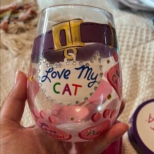 Lolita Love My Wine Stemless wine glass